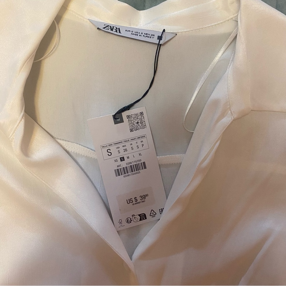 Nwt Zara Button Up - image 2